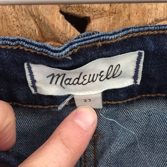 Madewell button mini skirt Pfeiffer wash size 27 - Picture 5 of 5